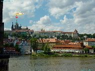 Praha - Katedrála Sv. Víta (vue depuis Karlův most) — ⑴ Katedrála Sv. Víta