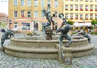 Torgau - Springbrunnen am Markt