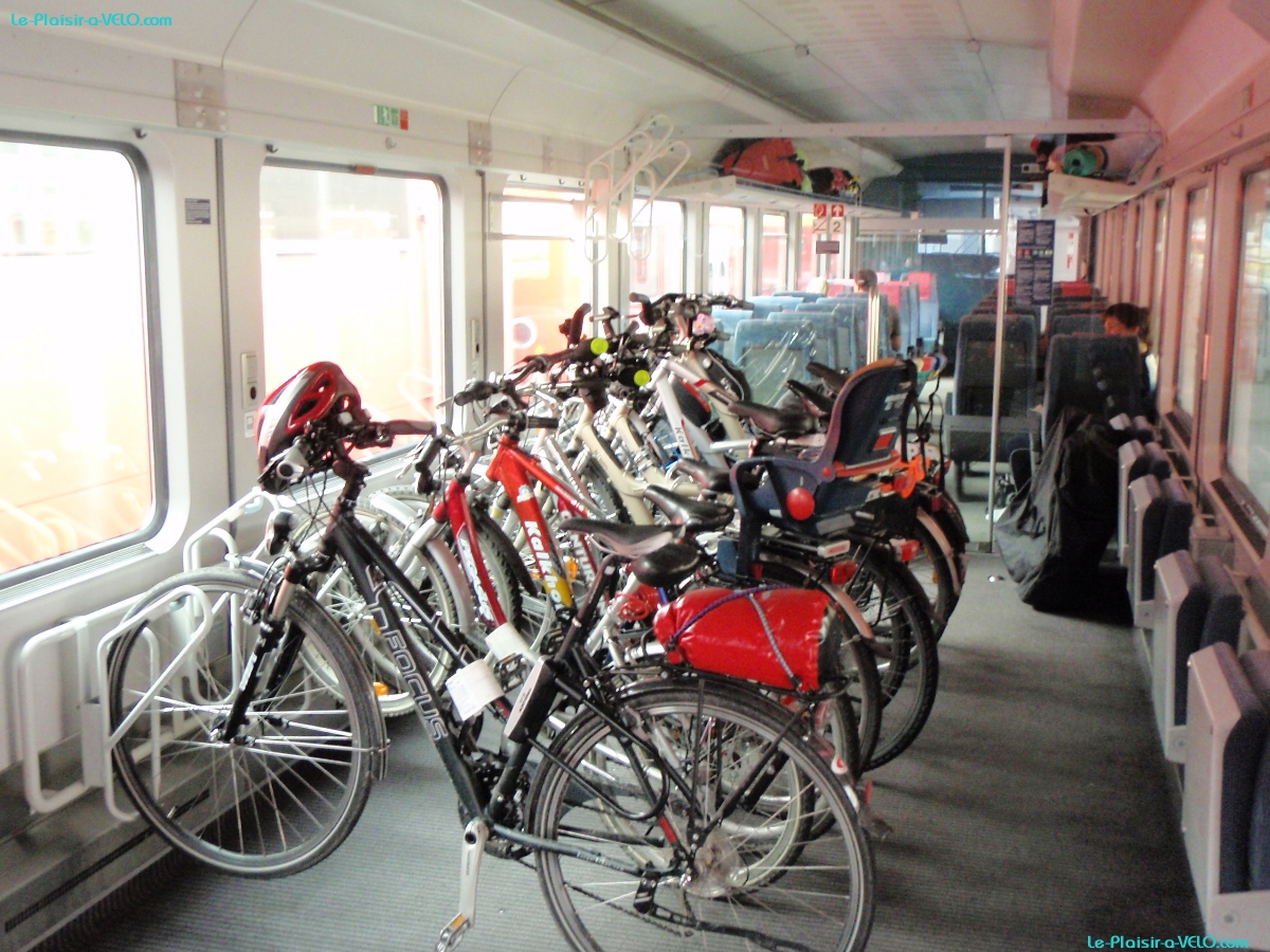 Wien - Les vélos dans les trains Autrichiens : super !
