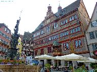 Tübingen - Neptunbrunnen - Rathaus