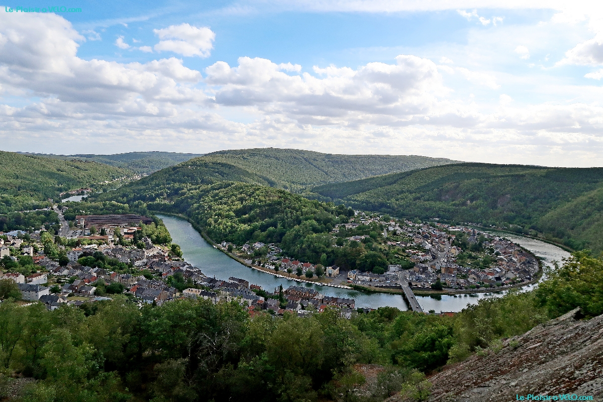 Monthermé - Boucle de la Meuse - Vue depuis 'La Roche à Sept Heures'