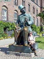 København (Copenhague) - Hans Christian Andersen Statue