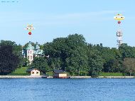 Stockholm - Saltsjön — ⑴ Täcka Udden — ⑵ Kaknästornet