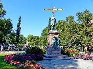Helsinki - Esplanadi - Esplanadin puisto — ⑴ Johan Ludvig Runebergin muistomerkki