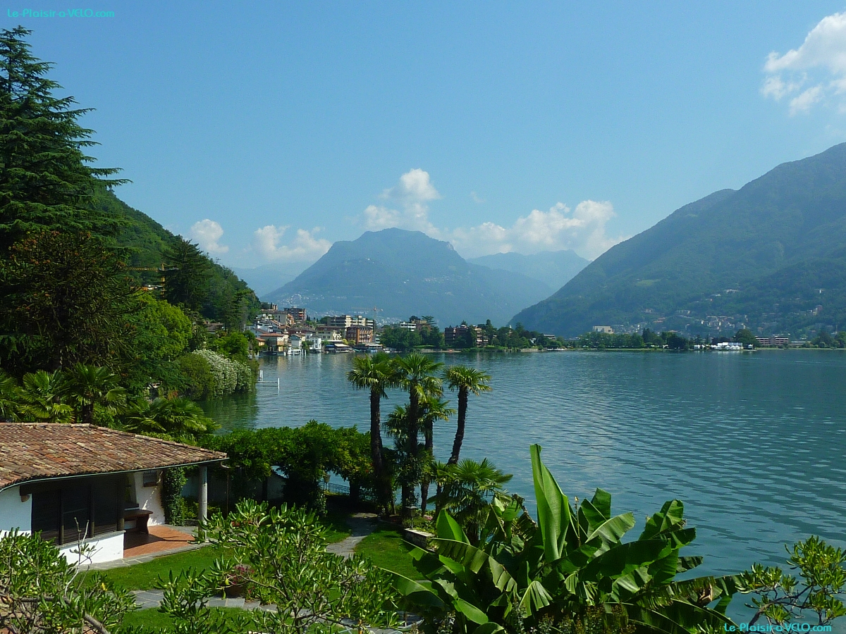 Melide - Lac de Lugano — ⑴ Monte Brè — ⑵ Monte Boglia — ⑶ Cima di Fojorina