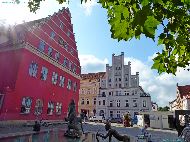 Greifswald - Rathaus und Fischmarkt