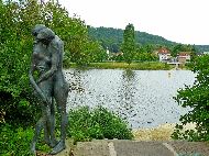 Hameln - Skulptur "Das Liebespaar"