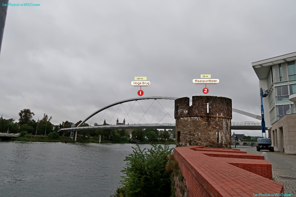 Maastricht - Maaspunttoren - Hoge Brug — ⑴ Hoge Brug — ⑵ Maaspunttoren