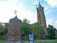 Roermond - Rattentoren - Sint Christoffelkathedraal — â‘´ Rattentoren — â‘µ Sint Christoffelkathedraal