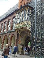 LÃ¼beck - Historische Rathaustreppe 