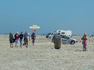 Strand Blokhus - L'itinÃ©raire cyclable de la Mer du Nord emprunte 14km de plage !!! Impossible, on s'enfonce ! Demi-tour — â‘´ Rubjerg Knude Fyr