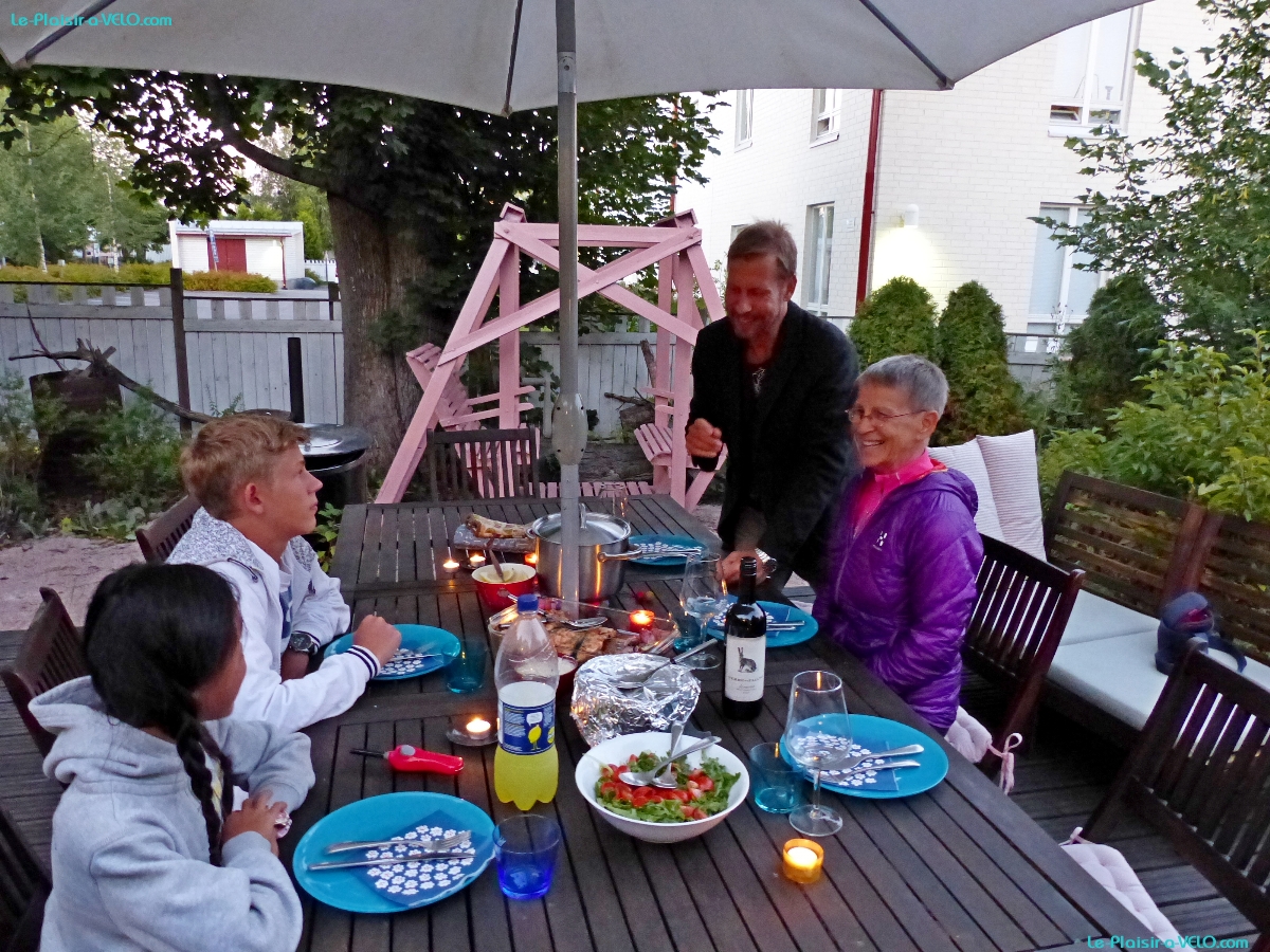 Helsinki - AirBnB - Chez Pekka - A lovely house w/garden - Repas d'au revoir offert par PEKKA, notre super-HÃ´te AirBnB