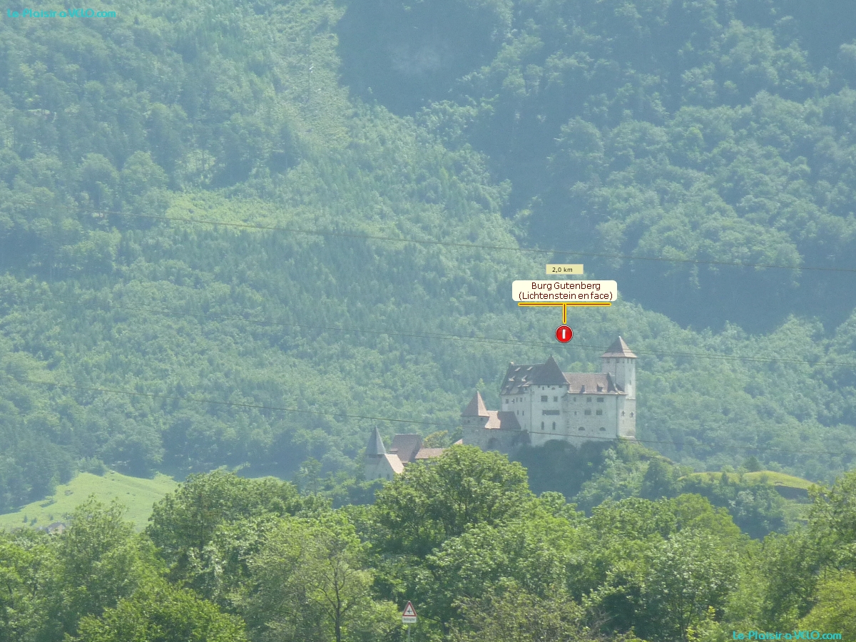 Le Rhin — â‘´ Burg Gutenberg (Lichtenstein en face)