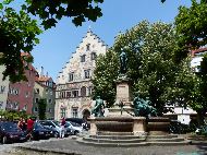 Lindau - Lindaviabrunnen et Altes Rathaus
