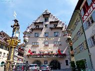 Zug - Kolinbrunnen et Hotel Ochsen